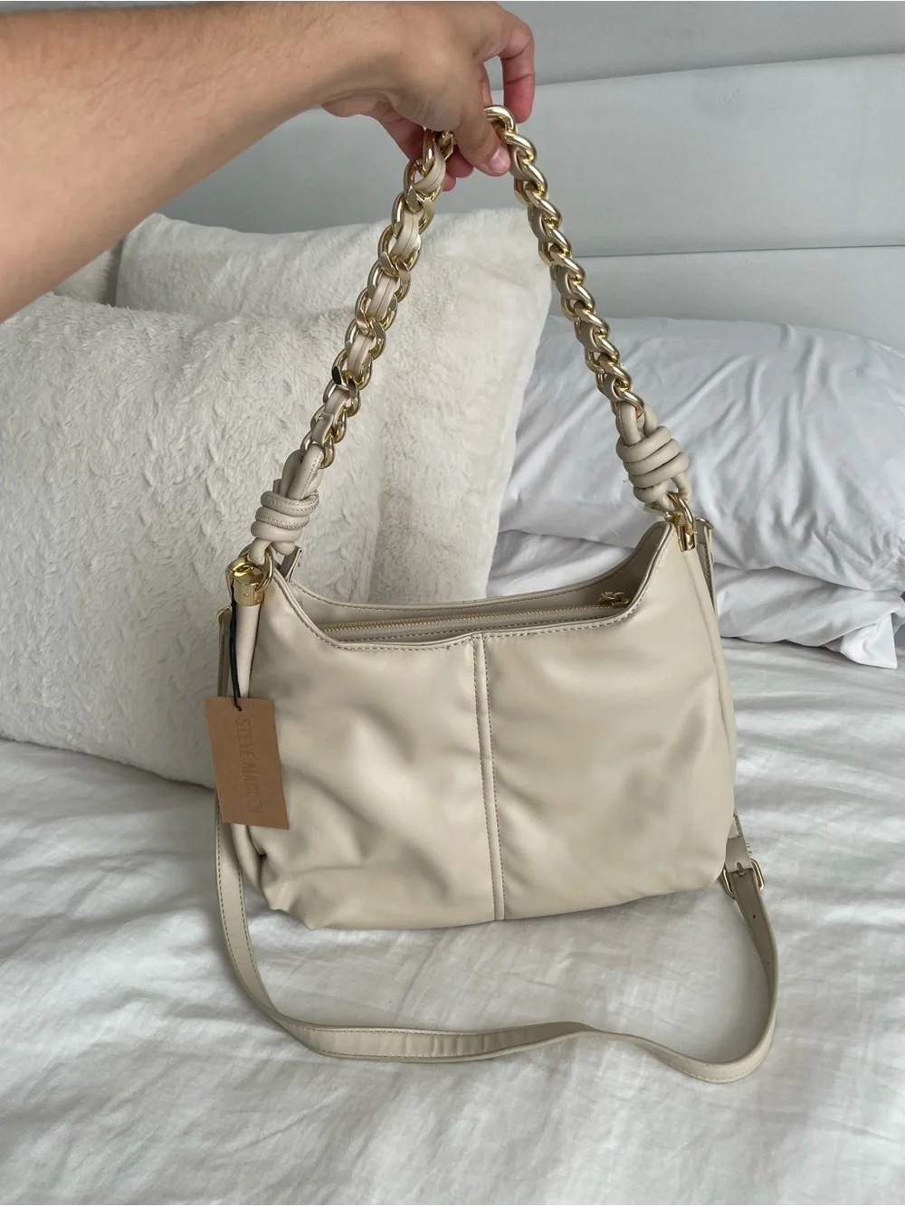 Steve Madden Bcammi Oatmilk Hobo
